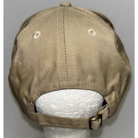 VTG Reagan Library Air Force One Cap Navy Command Caps Tan Adjustable USA Made - Picture 4 of 8